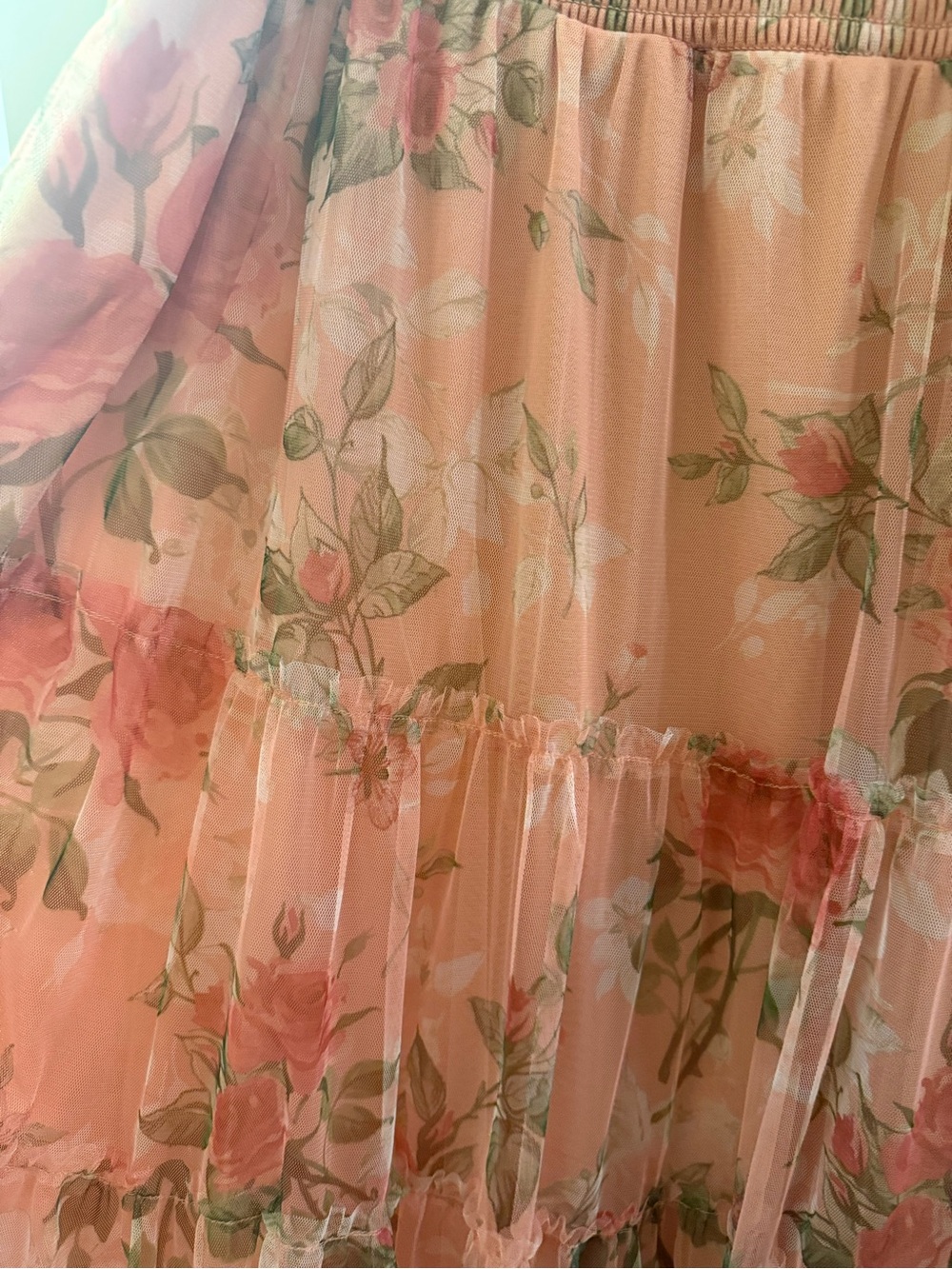 Baltic Born Pink Floral Tiered Sundress - Picture 2 of 3